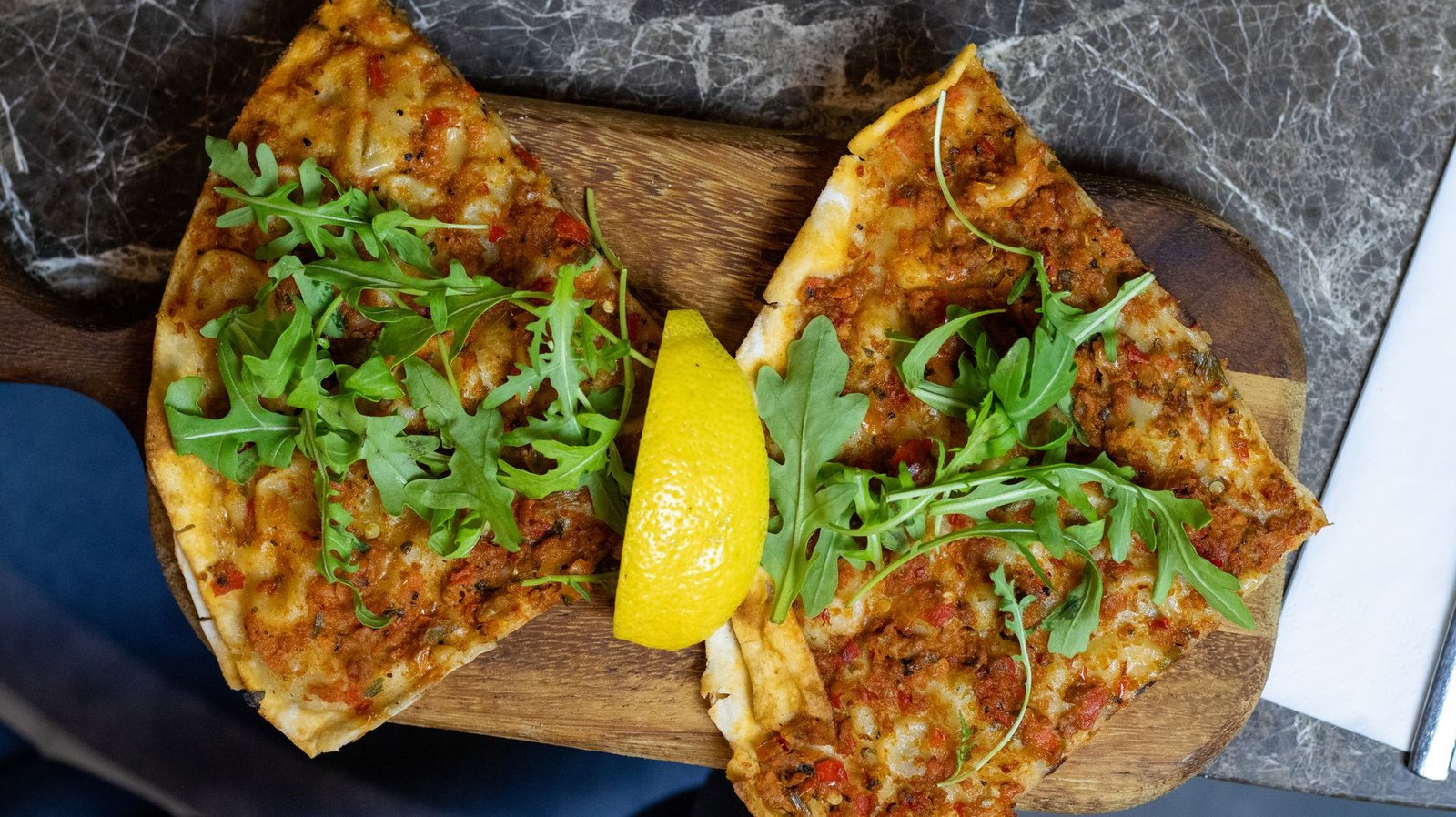 Lahmacun fresh from the oven